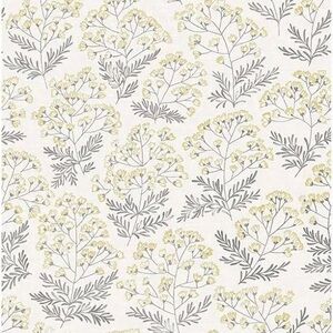 1 Roll NuWallpaper Yellow Wethersfield Peel and Stick Wallpaper